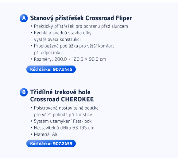 Popis dárků